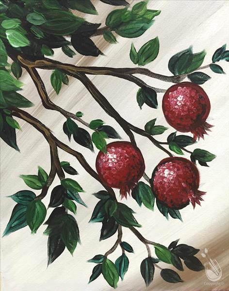 Pomegranates on Gold