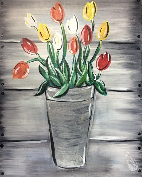 Rustic Tulips