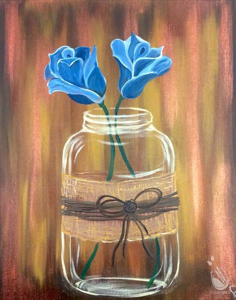 Burlap Jar