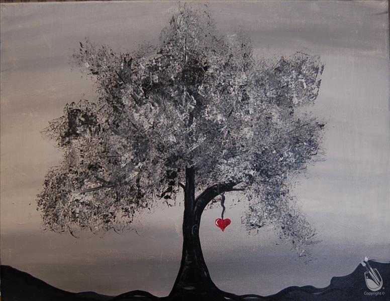 How to Paint Hearts Don't Grow on Trees