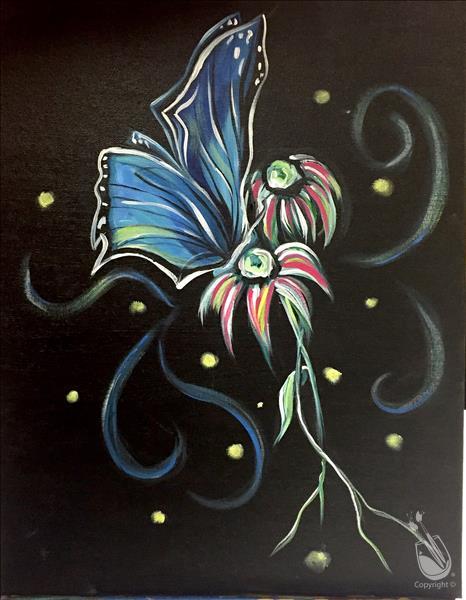 Fluorescent Butterfly