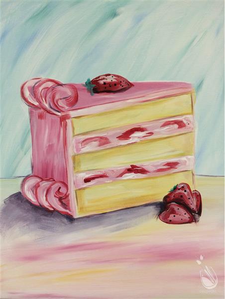 Layered Cake + Slice of REAL Cake Included!