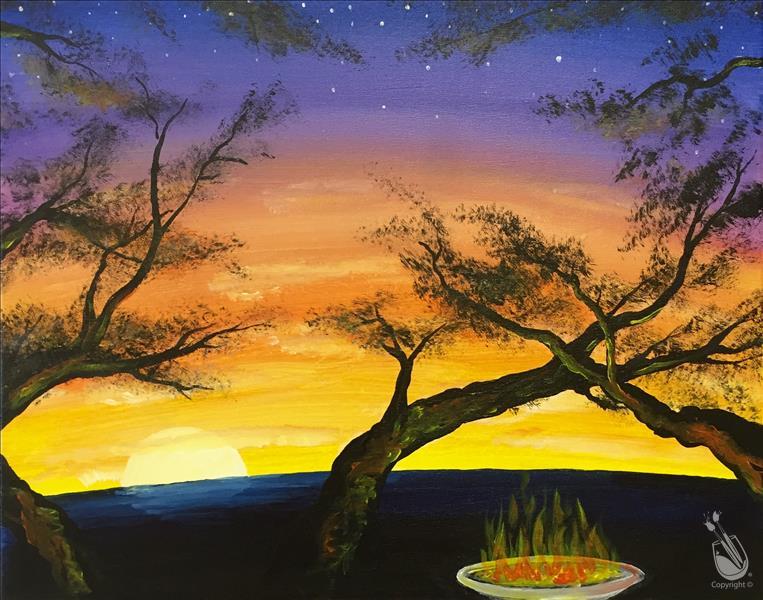 Lava Lava Sunset at the Fire Pit