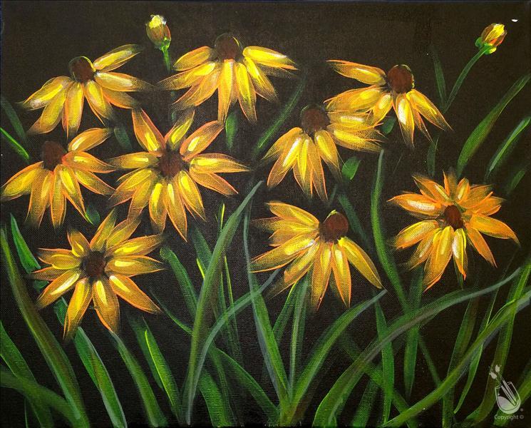 How to Paint Black Eyed Susan