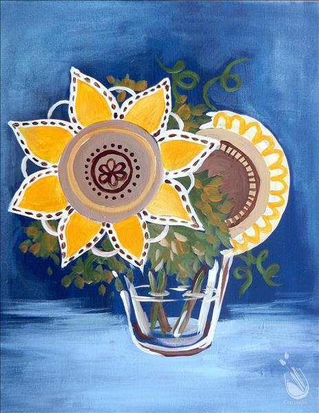 Mandala Sunflowers