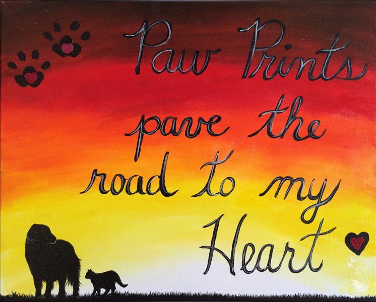 Paw Prints to My Heart