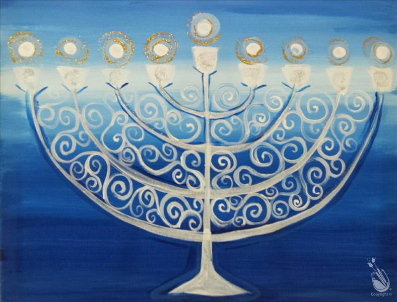 Sparkling Menorah