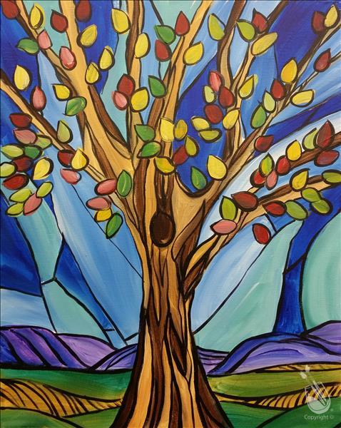 Relaxing Sunday-Stained Glass Tree (3 hr special)