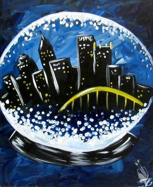 Pittsburgh Snowglobe  (Double Paint Points)
