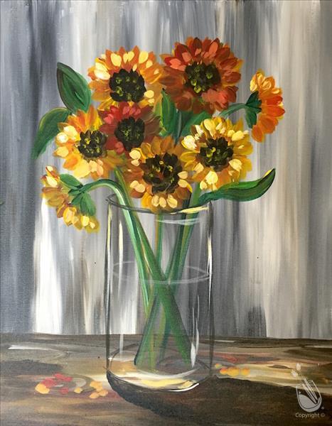 Rustic Sunflowers