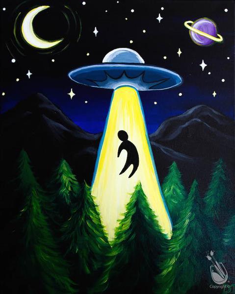 Alien Abduction Day! Black Lights!