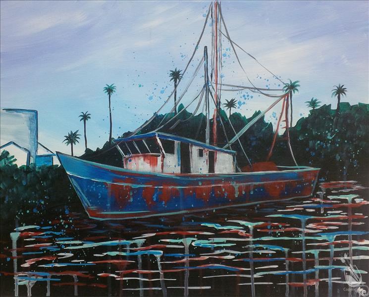 Placida Shrimp Trawler ****Local Art****