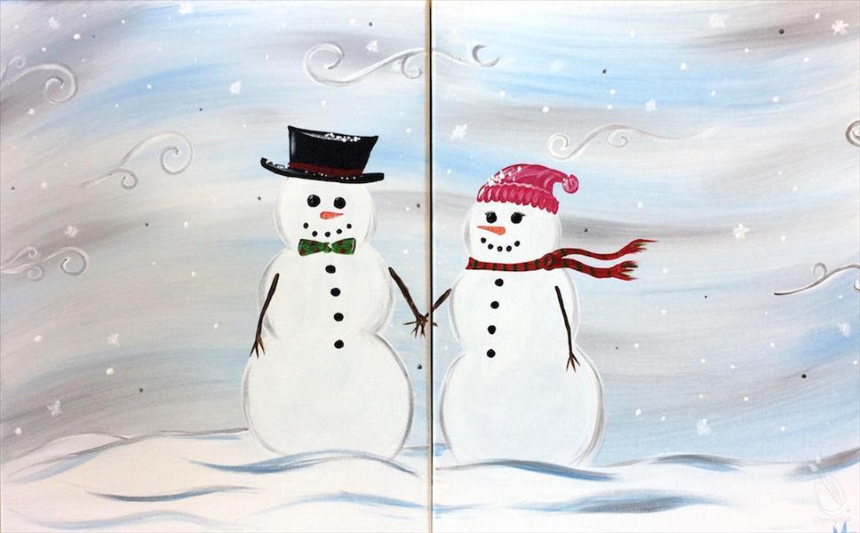 Mr. and Mrs. Frosty - Set