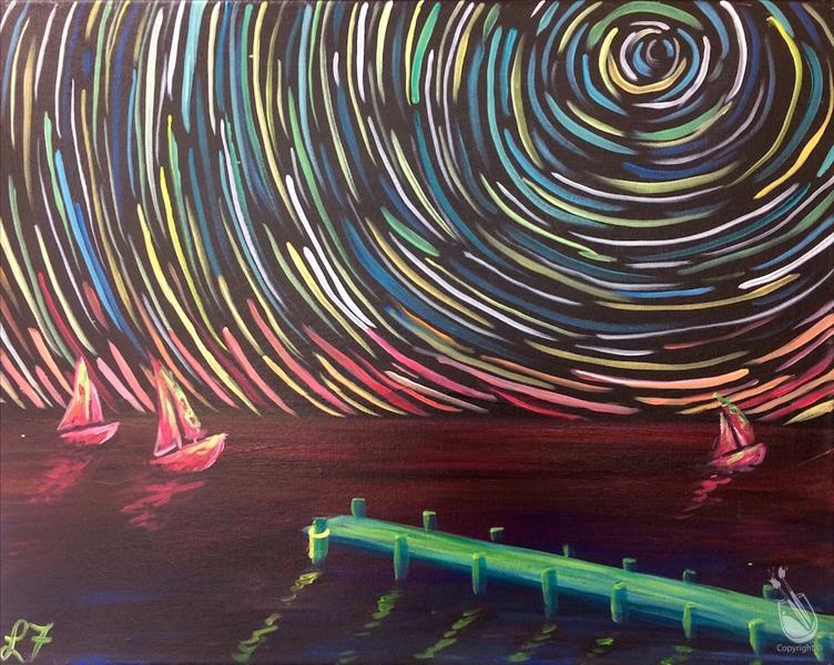 Sailing Over the Star Trails