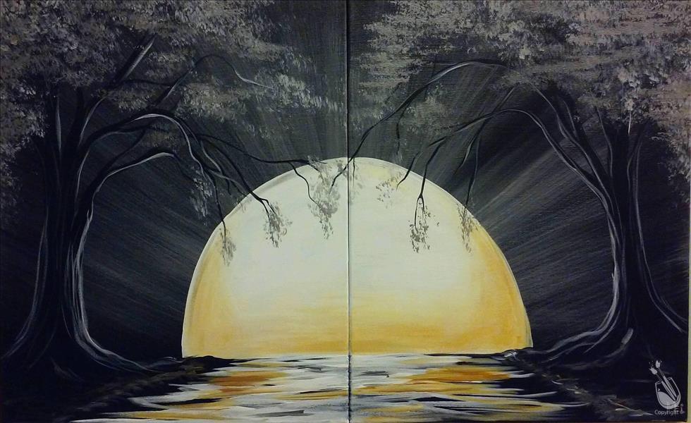 Golden Moon River (1 Painting or Make a Set)