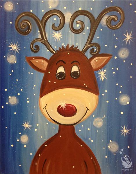 All Ages/Teens/Family ~ Snowy Reindeer ~ 2 Hours