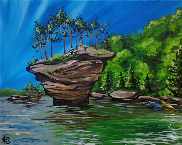 Kayaking at Turnip Rock