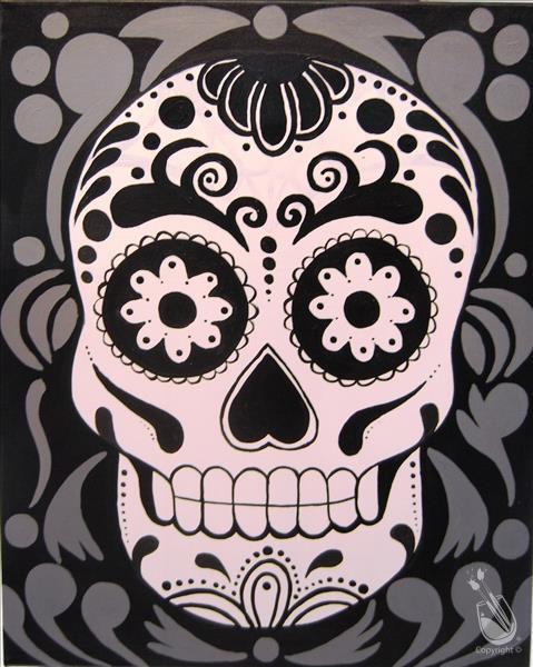 Retro Sugar Skull