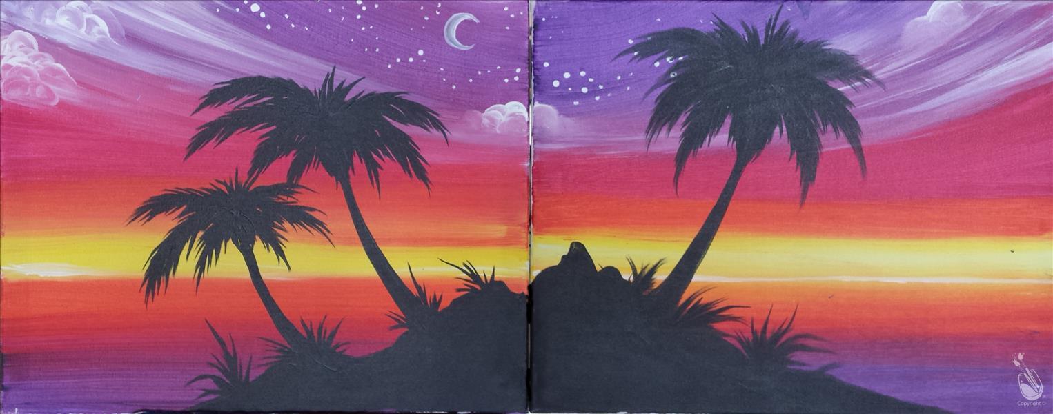 SUNSET IN PARADISE! *ADD A DIY CANDLE!