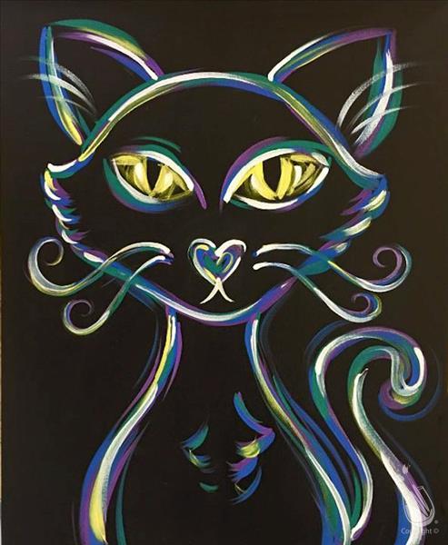 FALL BREAK! Neon Black Cat Ages 6+