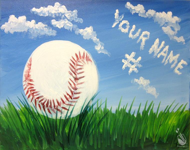 How to Paint Kids Happy Hour *Your Team Baseball/Softball