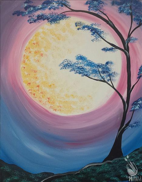 How to Paint MYSTICAL MOON**Public Family Event**