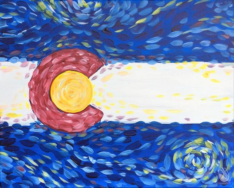 Van Goghing to Colorado | Choose Any Canvas Size