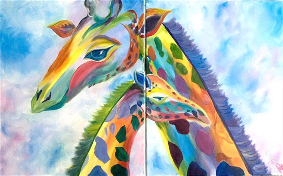 Pastel Giraffes - Set