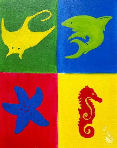 Sea Creature Pop Art