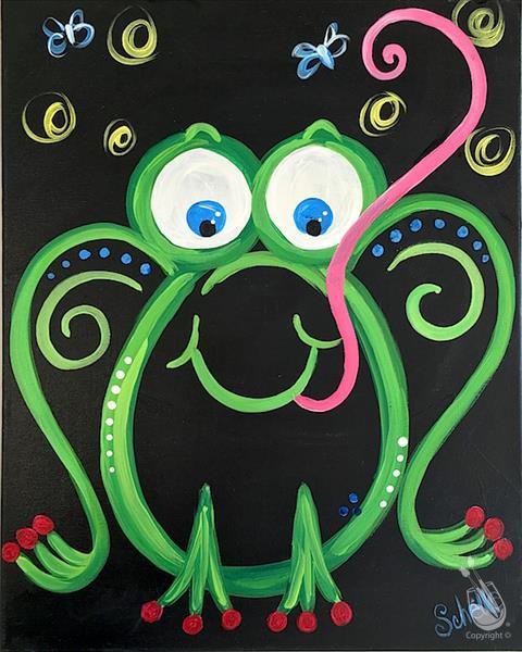 Toad-aly Neon Frog KIDS CLASS