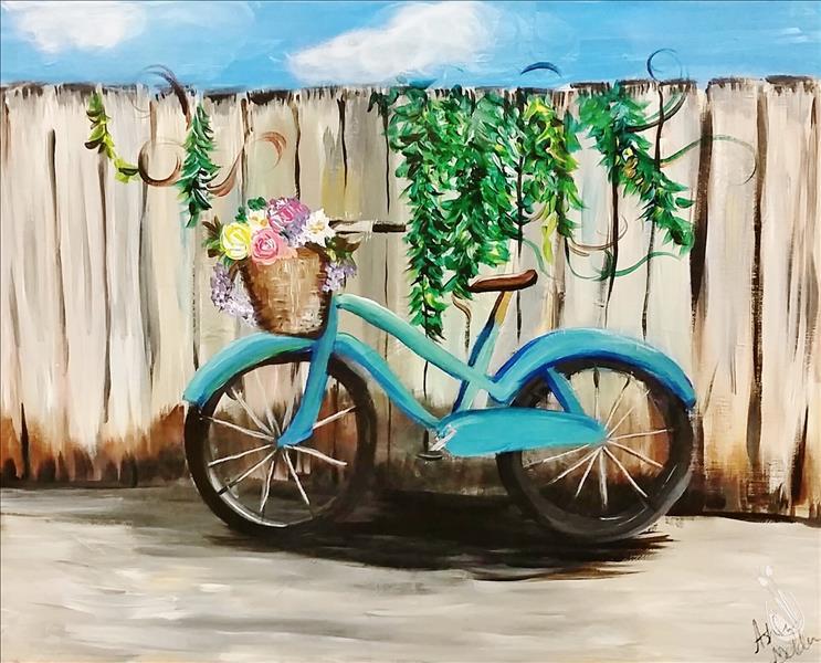 How to Paint Amanda's Bike-In Studio Event