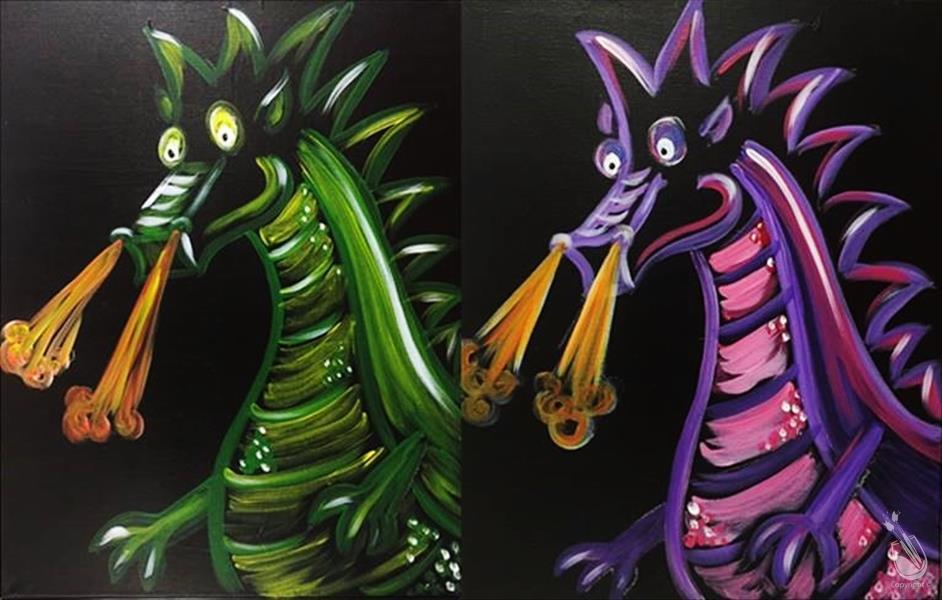 Family Fun-Neon Dragons - choose one