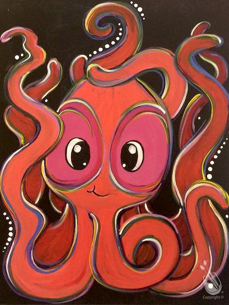 Kids Under the Sea Camp: Day 4 - Neon Octopus