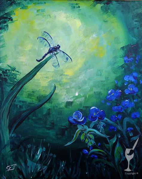 Colorful! "Dragonfly Blues" Ages 18+ Welcome