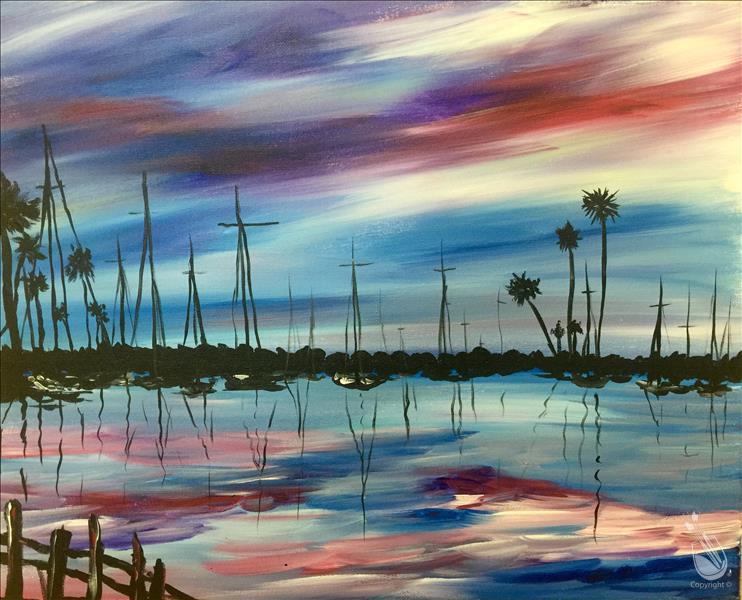 Tarpon Springs Marina Sunset