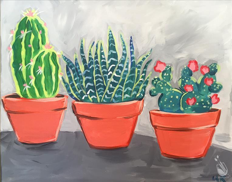 How to Paint Succulent Love