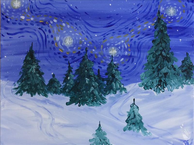 Van Gogh's Winter Bliss