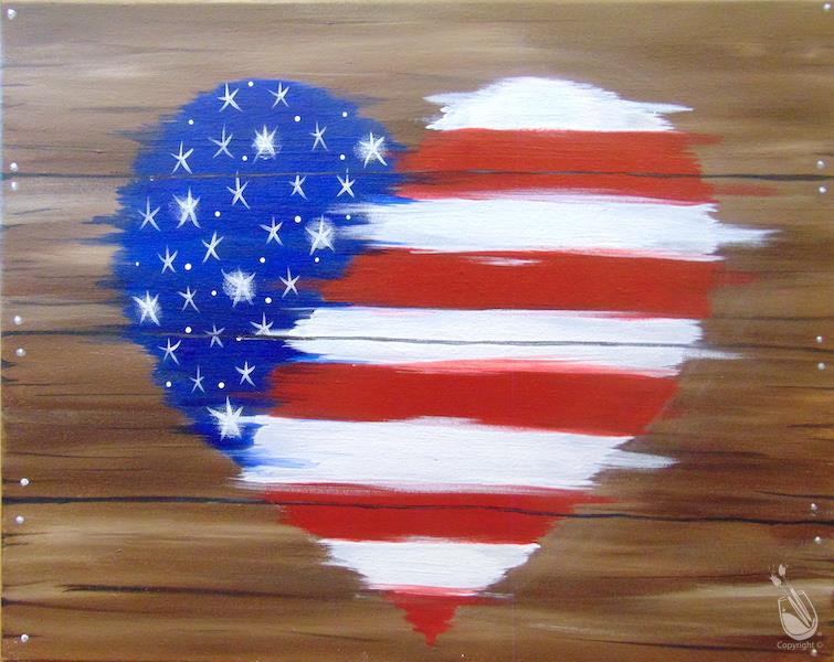 Rustic American Heart