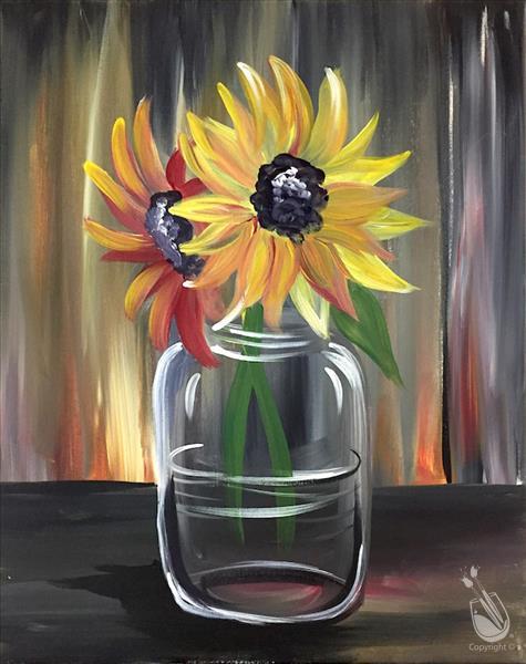 Happy Hour Special Price- Simple Sunflowers
