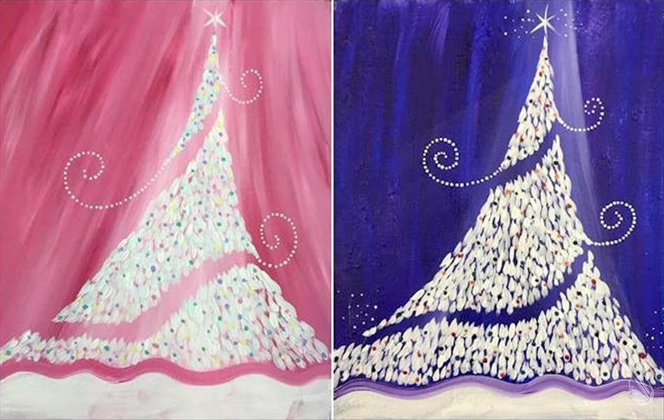 **KIDS PAINT FREE**  Twinkly Christmas Tree