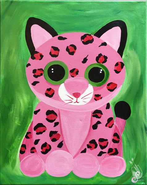 NEW! *HISD NO SCHOOL* Pink Leopard Kitten