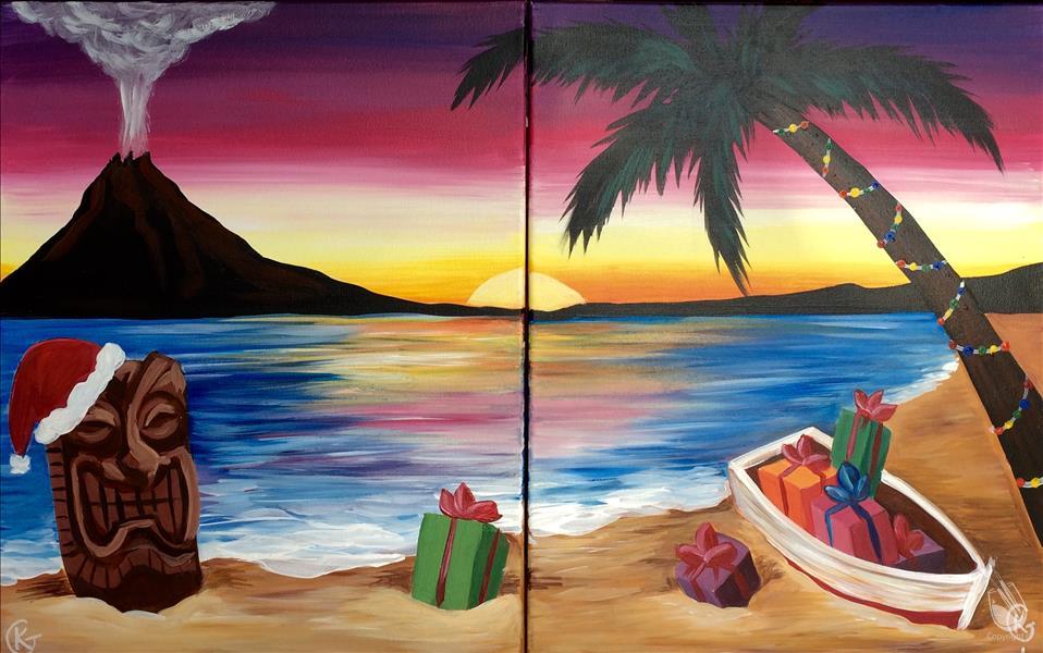 Local Artist Created! Christmas in the Sand!