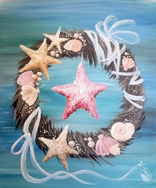 Wreath of the Beach **Add a Winter Candle**