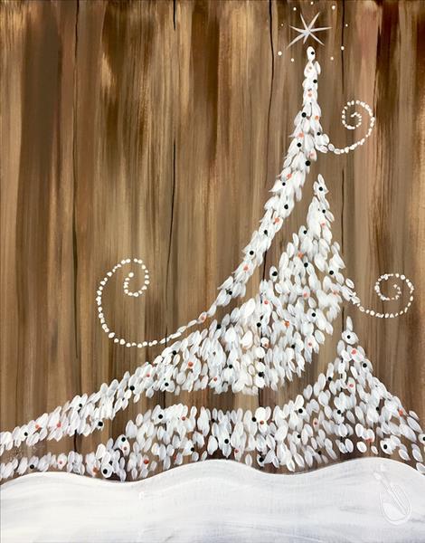 Coffee & Canvas - Twinkly Tree *Choose Your Colors