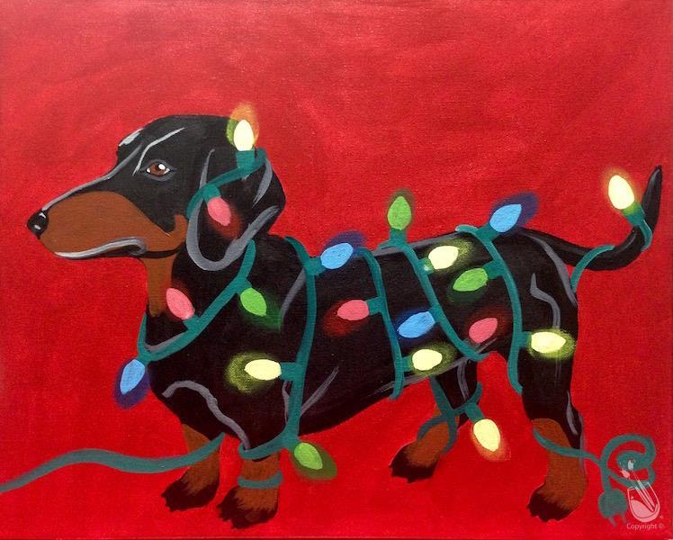 Paint Your Pet - Holiday Lights!