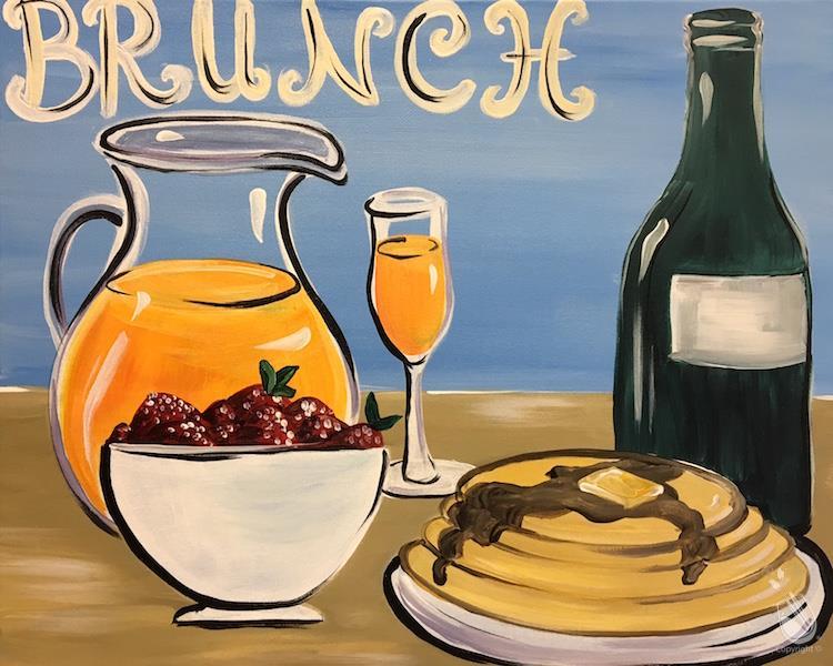 BRUNCH & BRUSHES! ADD A DIY CANDLE!