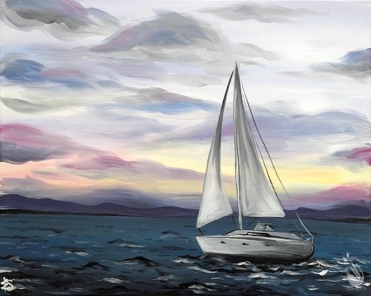 EVENING SAIL! *ADD A DIY CANDLE!