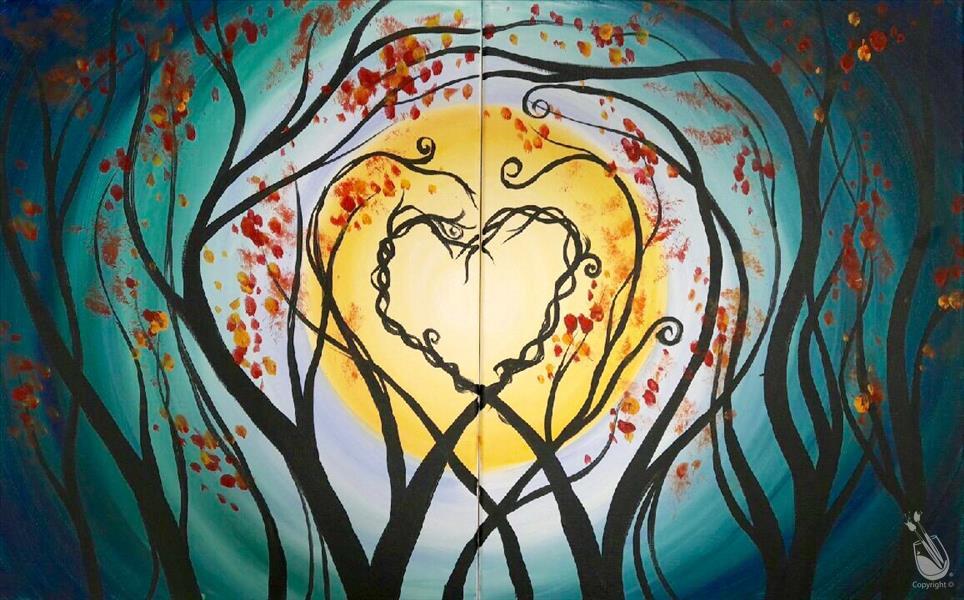 How to Paint TREES OF LOVE**Public Family Event**