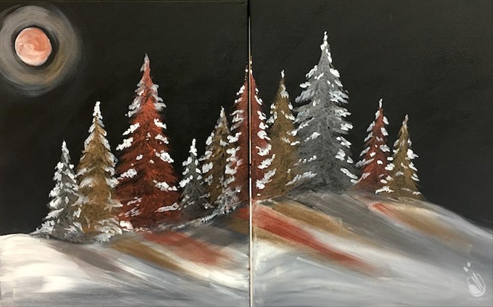 DATE NIGHT Paint & Sip! A Wintery Night