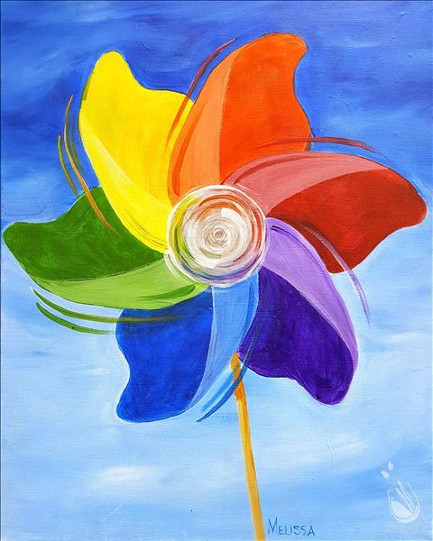 Colorwheel Pinwheel